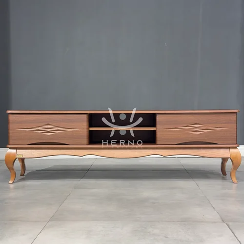 میز تلویزیون آوات (شرکت رئال)-وکیوم طرح چوب