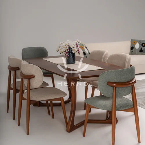 غذاخوری6نفره آناهید (شرکت هرواک)-کرم سبز