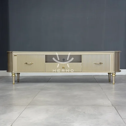 میز تلویزیون آنجل(شرکت رئال)-بژ طلایی