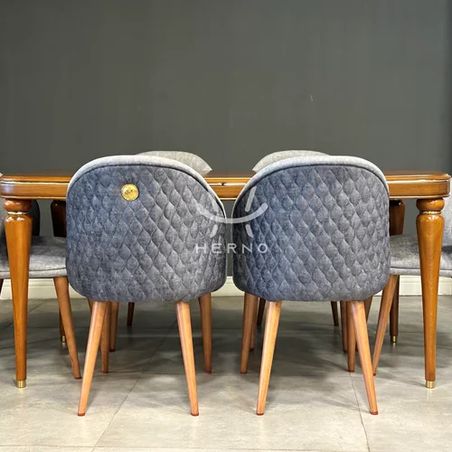 میز غذاخوری 6 همیلتون(شرکت هرواک)-گردویی